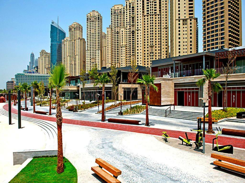 דובאי Luxury Casa - Grand Sea View Apartment Jbr Beach 2Br מראה חיצוני תמונה